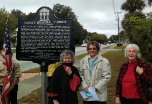 Historic Marker Unveiling at Trinity Episcopal Church